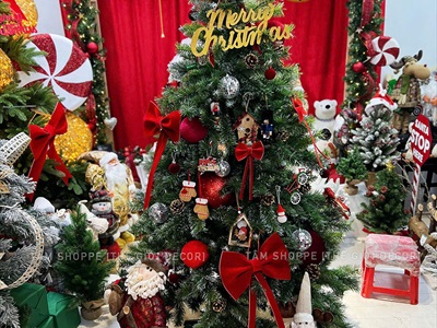 Chữ Merry Christmas 35x14cm [Bằng gỗ - Nhiều màu] CHUGO-18